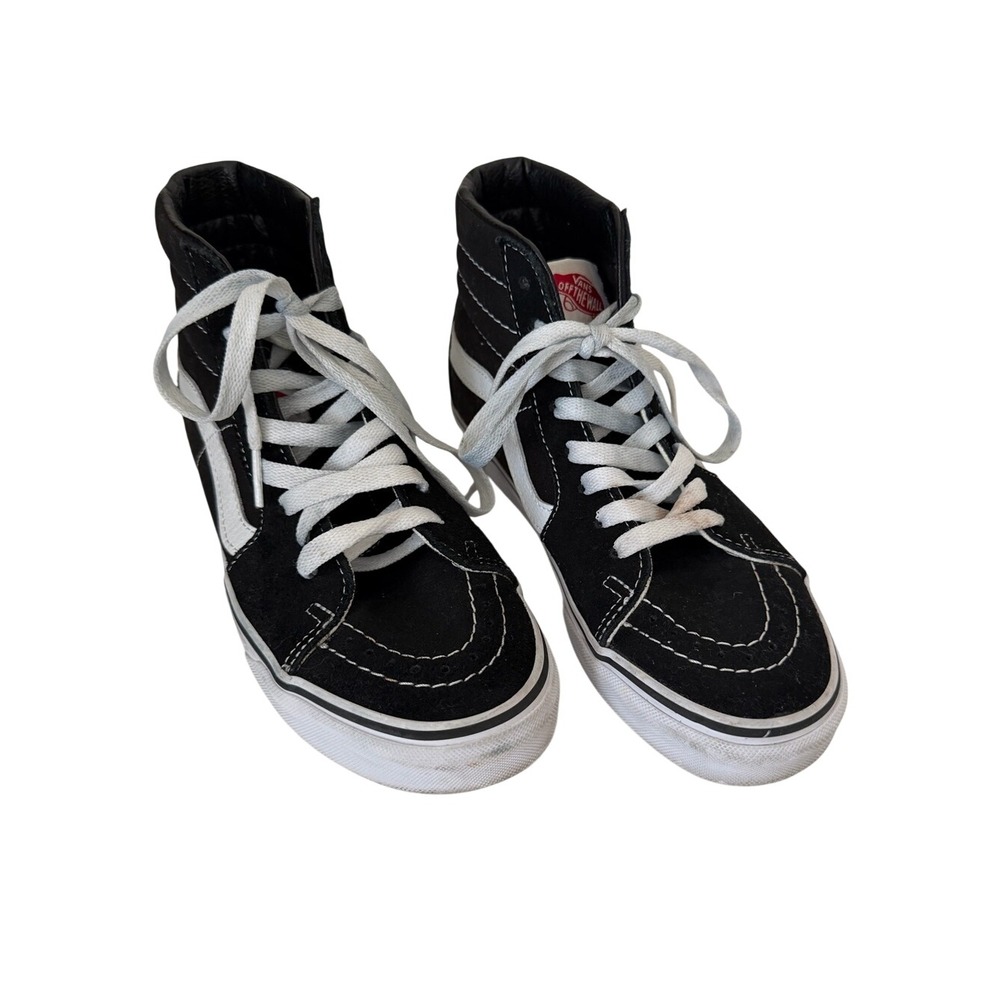 Vans Black White Sk8-Hi High Top Sneakers